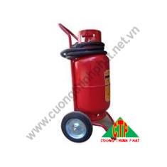 Bình chữa cháy bột BC35 xe đẩy