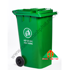 Thùng rác công cộng 240 lít có bánh xe (nhiều màu, nhiều kích thước)