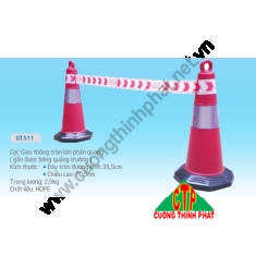 Cọc giao thông tròn lớn phản quang GT.511