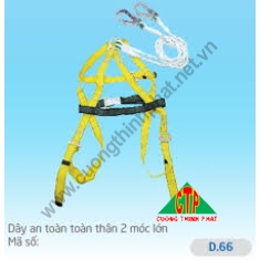 Dây an toàn toàn thân 2 móc lớn D.66