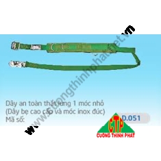 Dây an toàn thắt lưng 1 móc nhỏ D.051