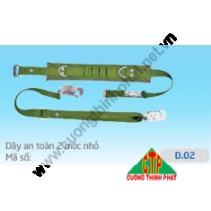 Dây đai an toàn 2 móc nhỏ D.02
