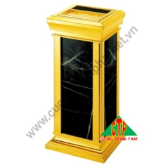 Thùng đựng rác đá hoa cương A16