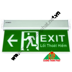 Đèn lối thoát KENTOM KT650(KT660) nền xanh