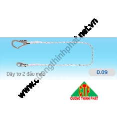 Dây tơ 2 đầu móc D.09