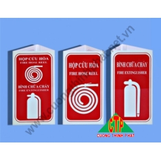 Biển báo vòi chữa cháy dạ quang