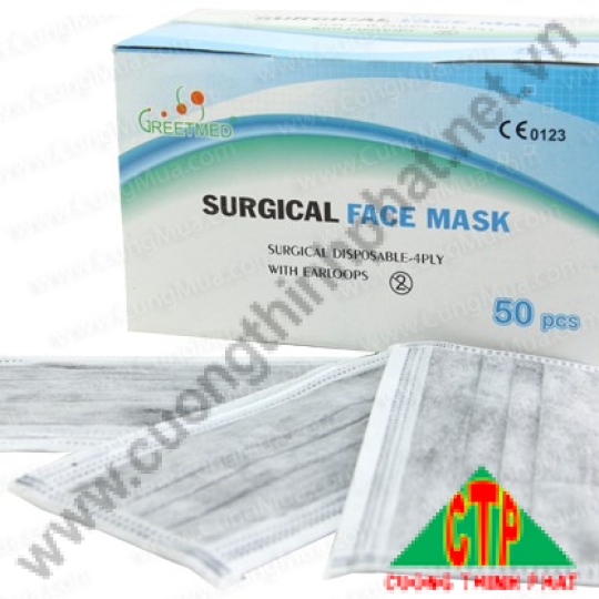 Khẩu trang y tế than hoạt tính 4 lớp